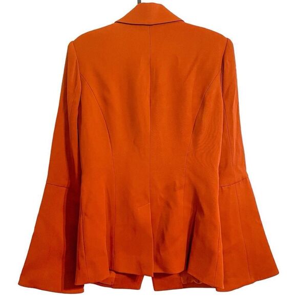 Ramy Brook Rachel Zip Sleeve Single Button Blazer in Cinnamon 6 - Picture 5 of 13